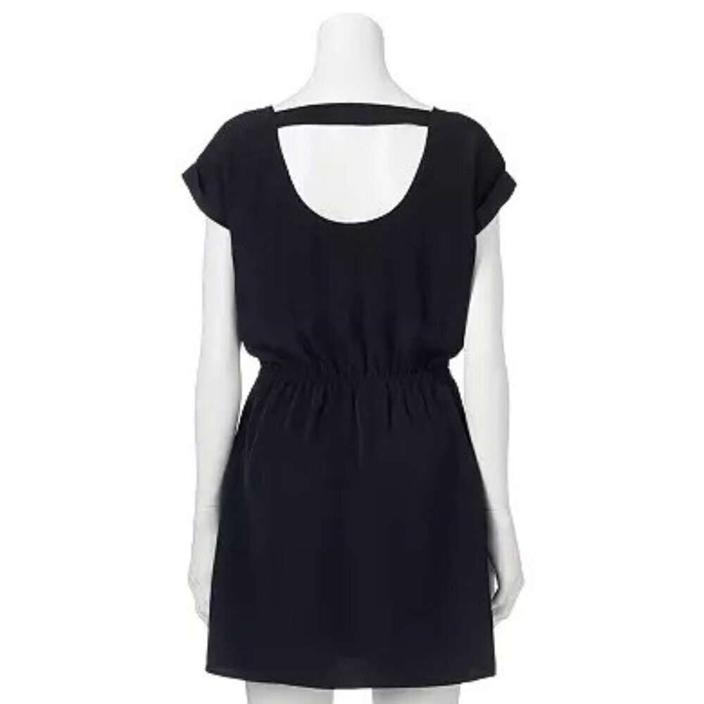Candies Bar Back Dress in Black size Large